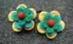 Haarelestiek vilt bloem