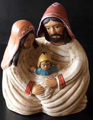 Kerststal heilige familie