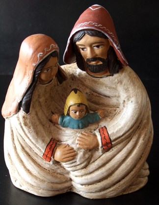 Kerststal heilige familie
