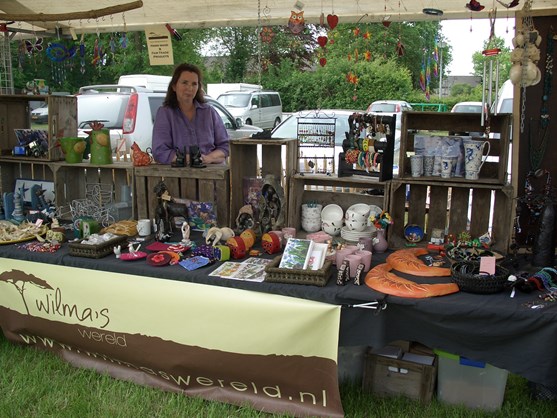 Fair trade kraam Wilma’s Wereld