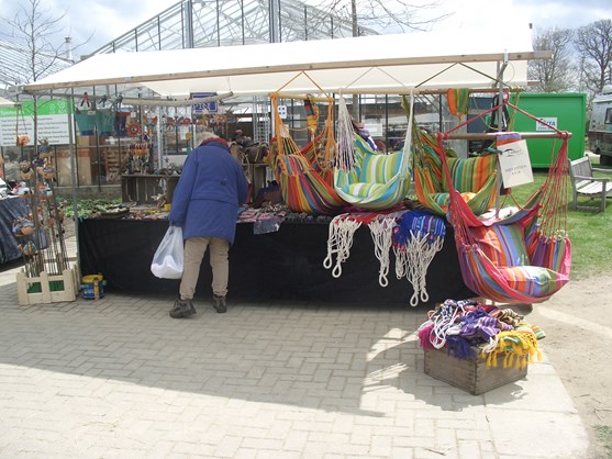 Onze kraam op de fair in fredericksoord