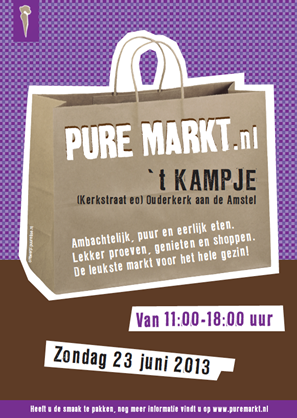 poster pure markt ouderkerk a/d amstel