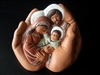 Kerststal in 2 handen