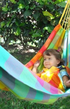 Kinderhangmat met tuigje