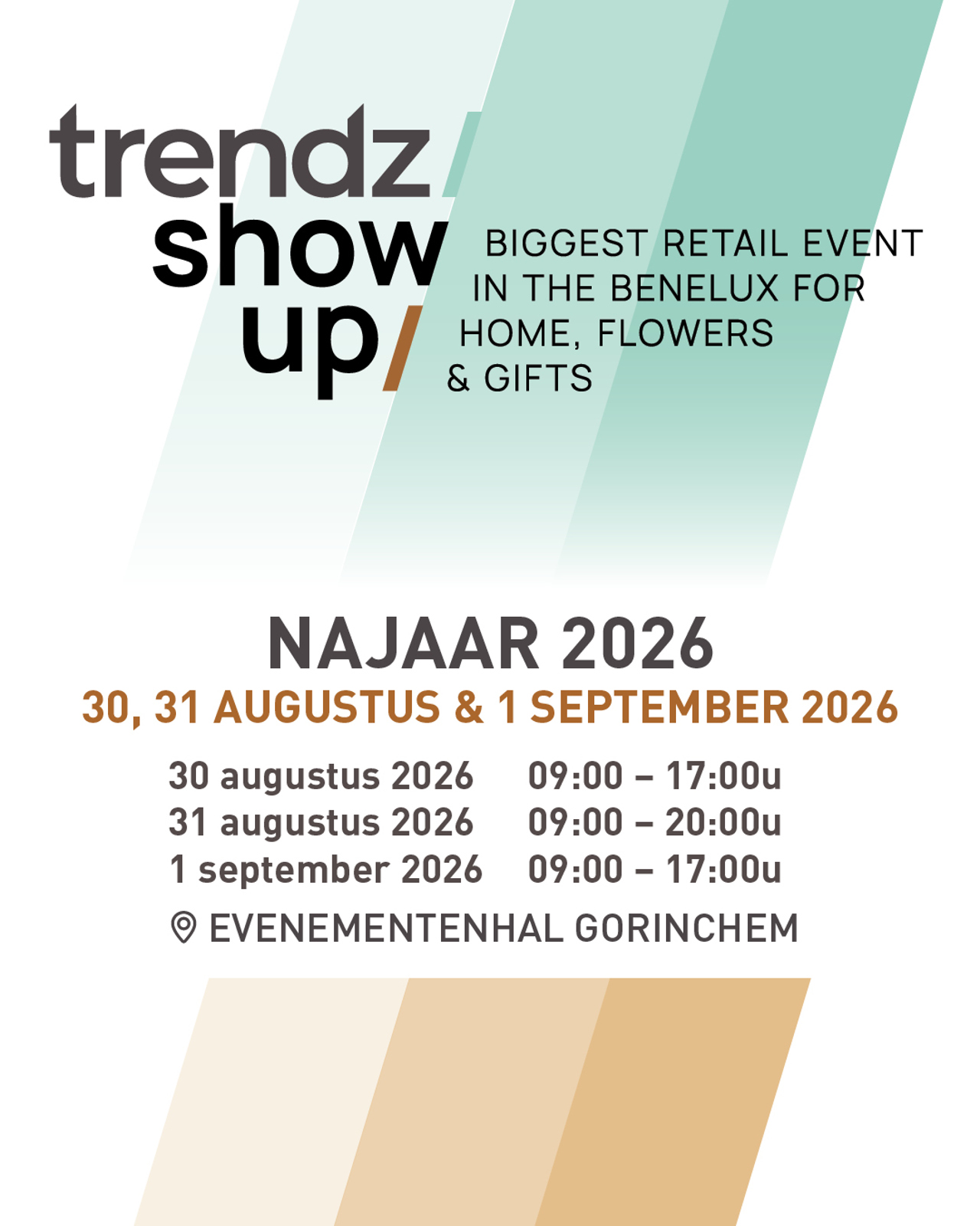 Wij staan weer op de Trendz/show-up