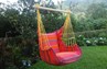 Hangstoel XL Hibiscus met 2 slopen en voetensteun