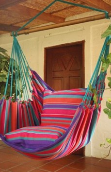 Hangstoel XL Inca me 2 slopen en voetensteun