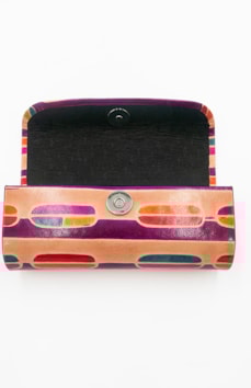  Leren brillenkoker, gekleurd bullit