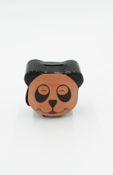 Leren Panda spaarpot